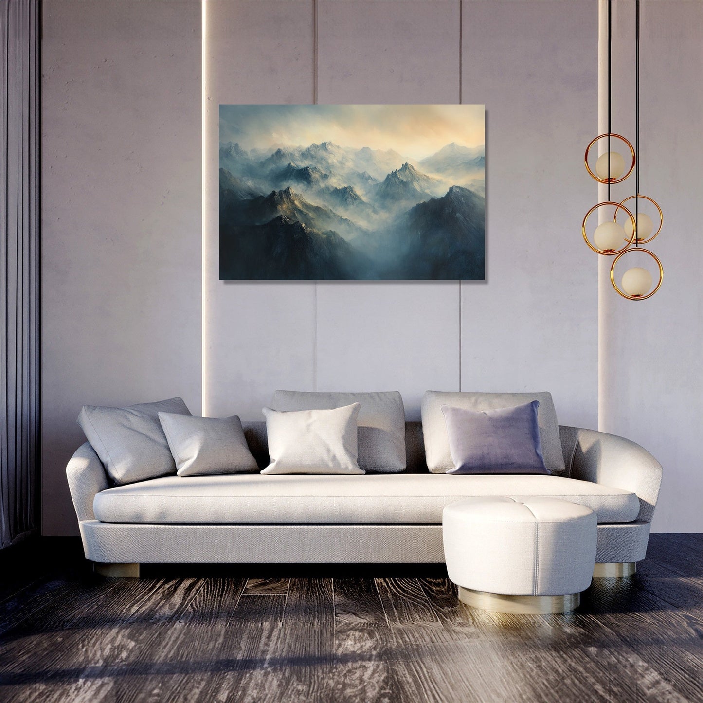 The Whispering Peaks Canvas