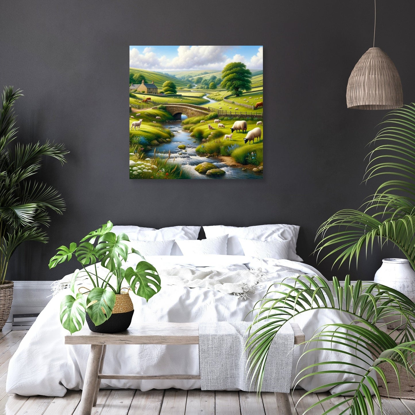 Pastoral Countryside Canvas