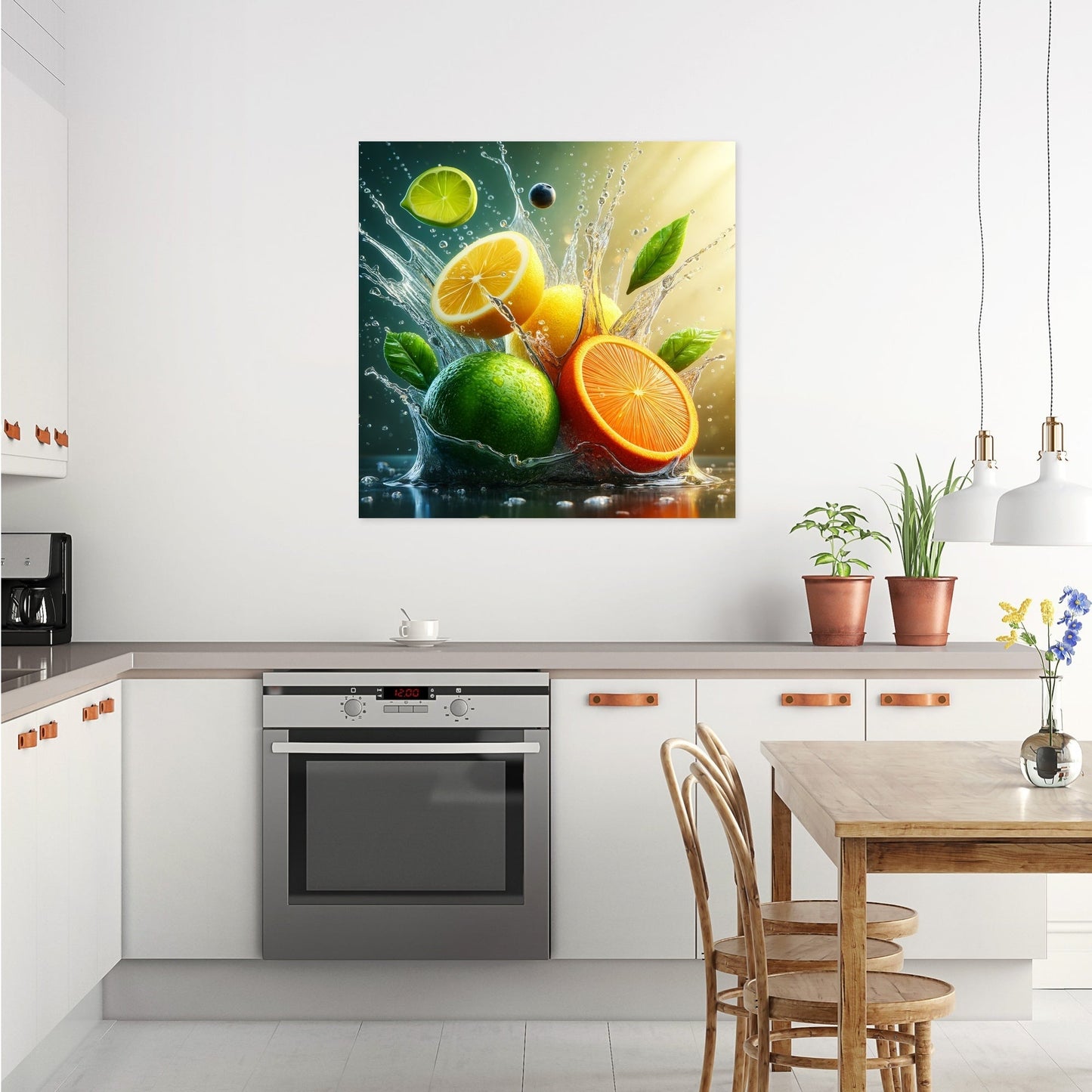 Citrus Splash Canvas