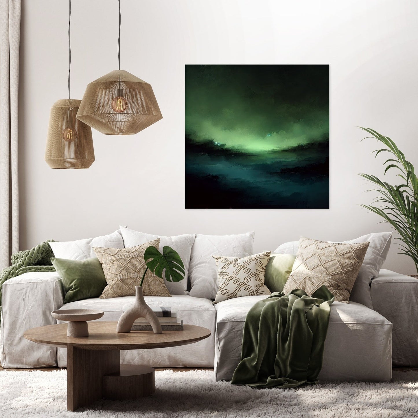 Ominous Horizon Depths Canvas