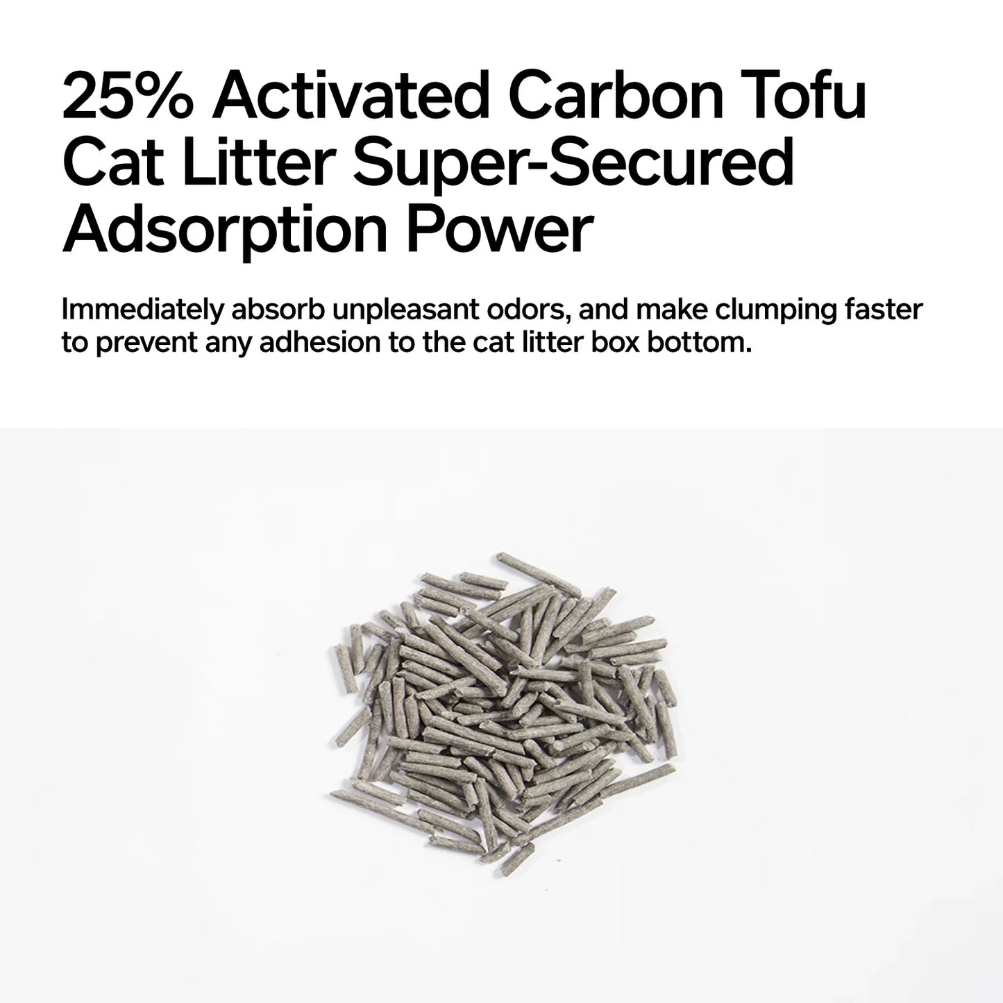 3-in-1 Blend Cat Litter (Tofu, Spherical Bentonite Clay, Activated Carbon Infused Tofu)