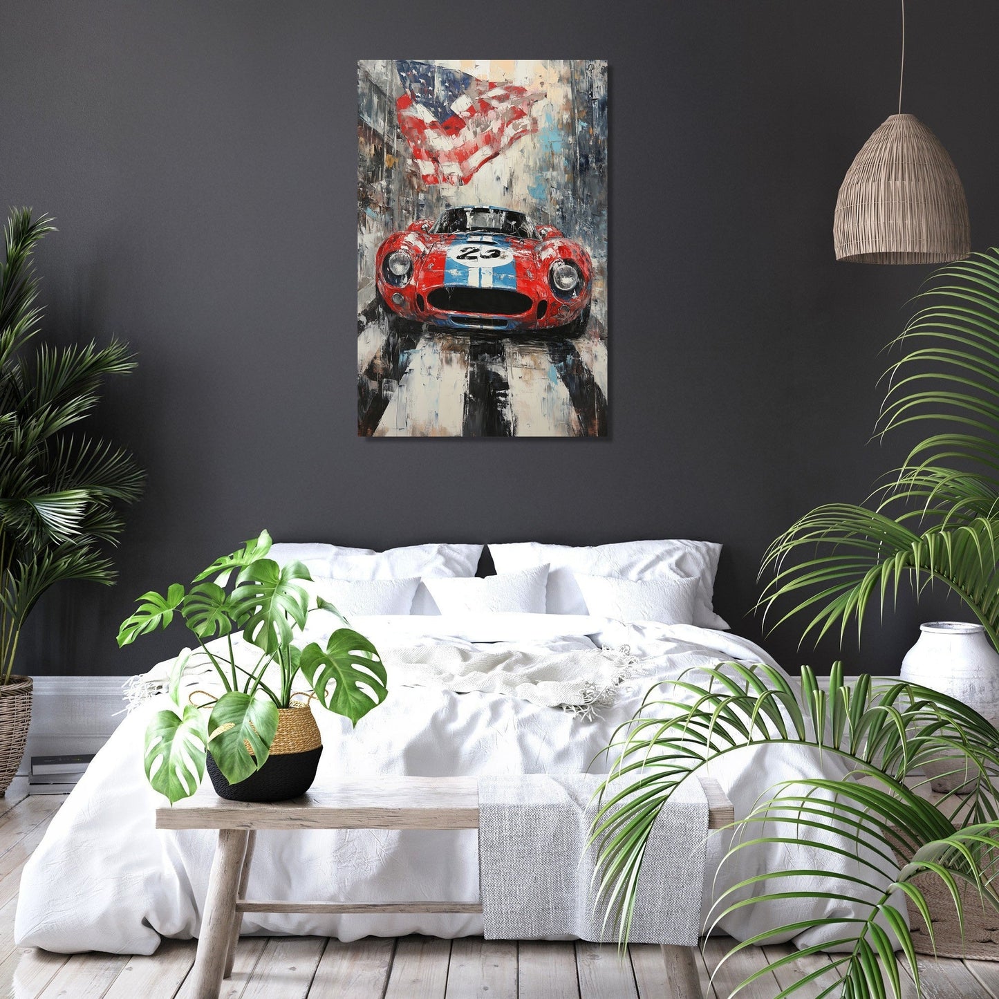 Thrilling Finish Line Canvas