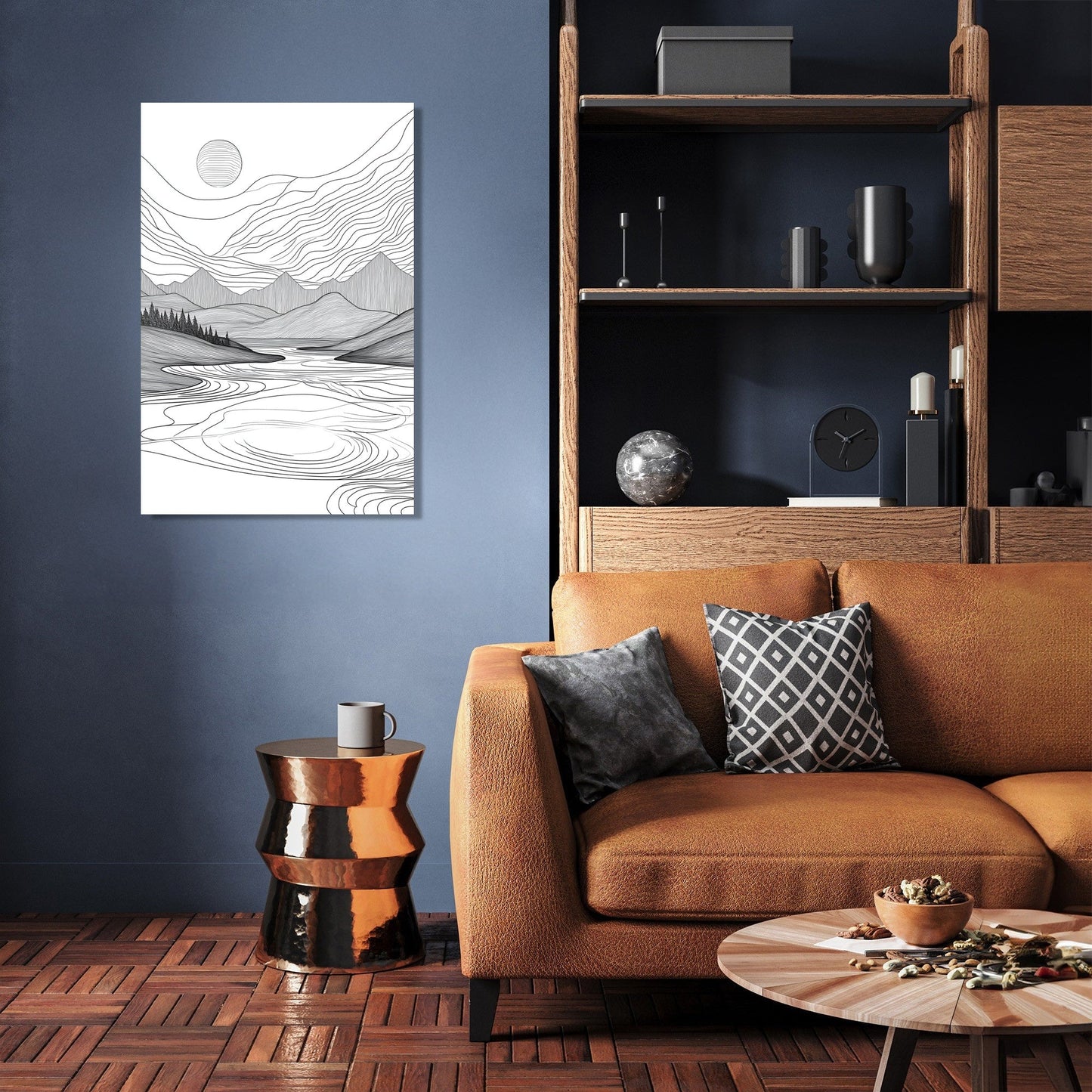 Serene Geometries Canvas