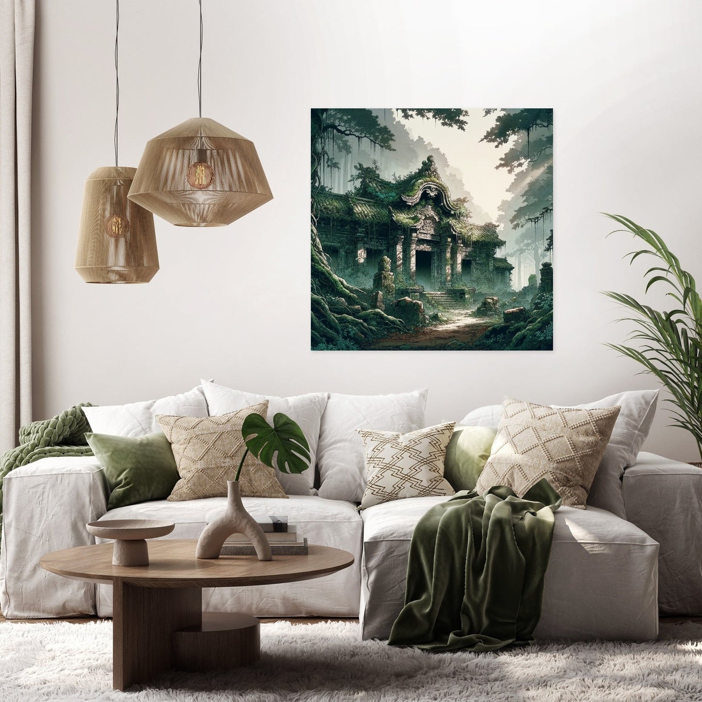 Forgotten Temple Canvas