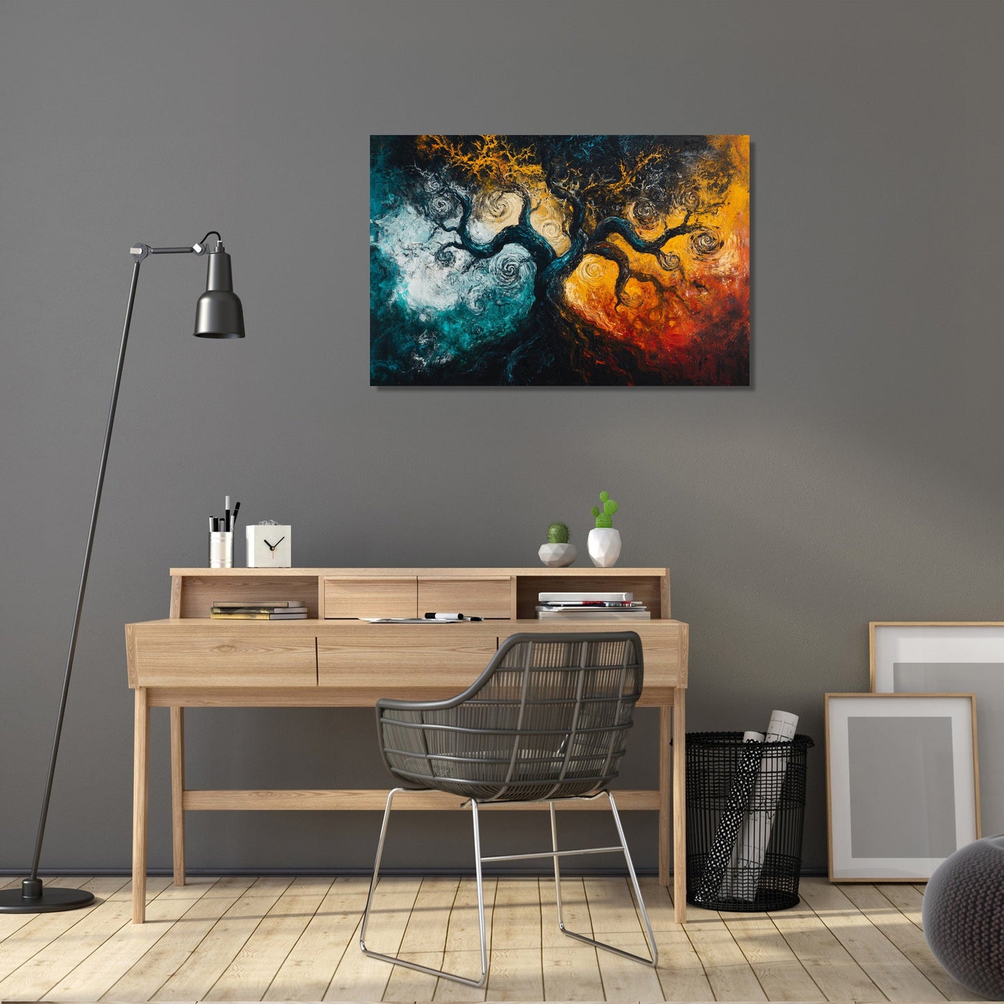 Entwined Tree Canvas