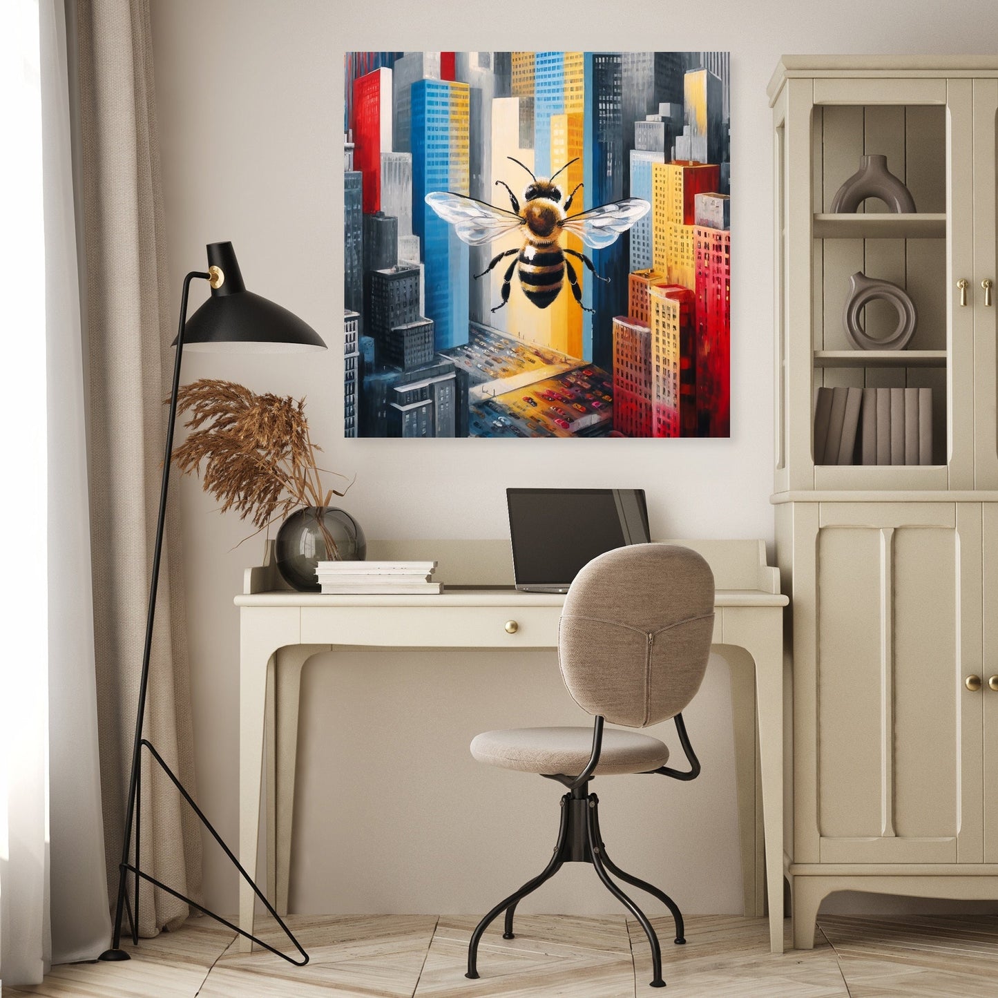 Bee in the City Canvas