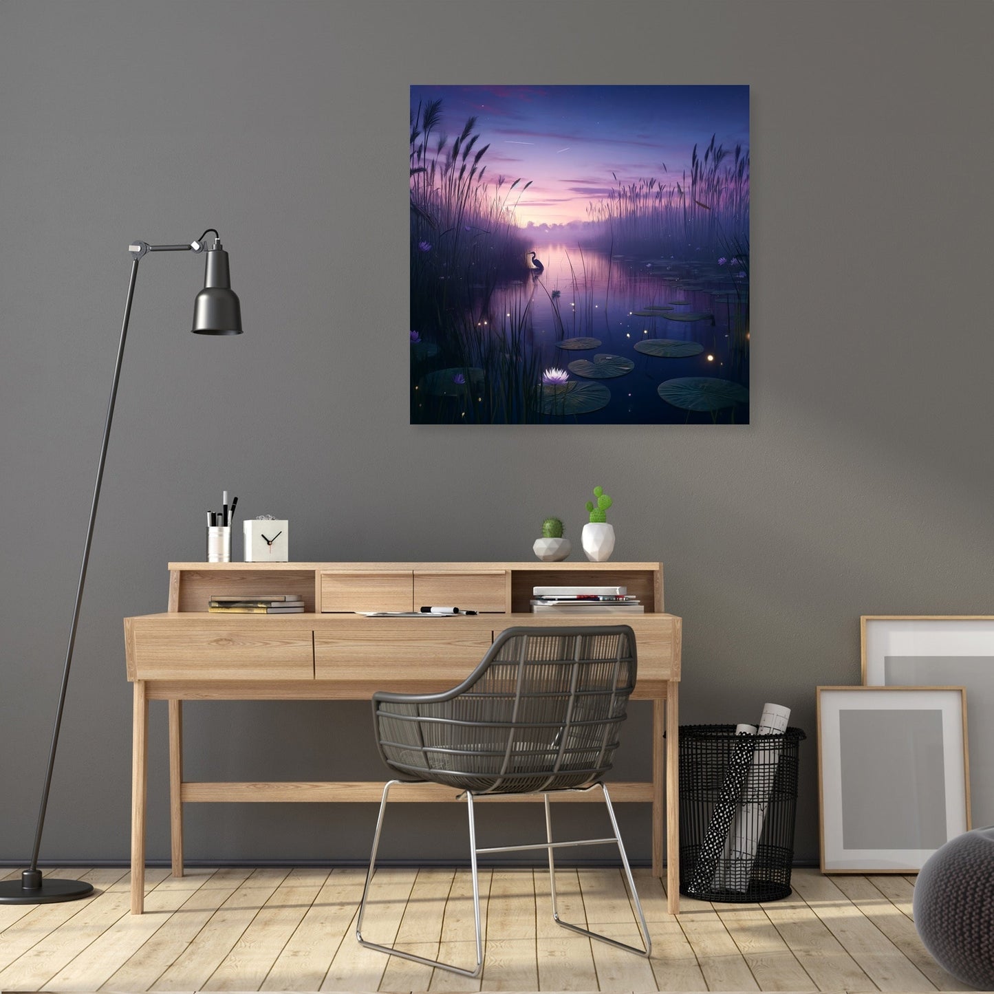 Twilight Wetland Canvas