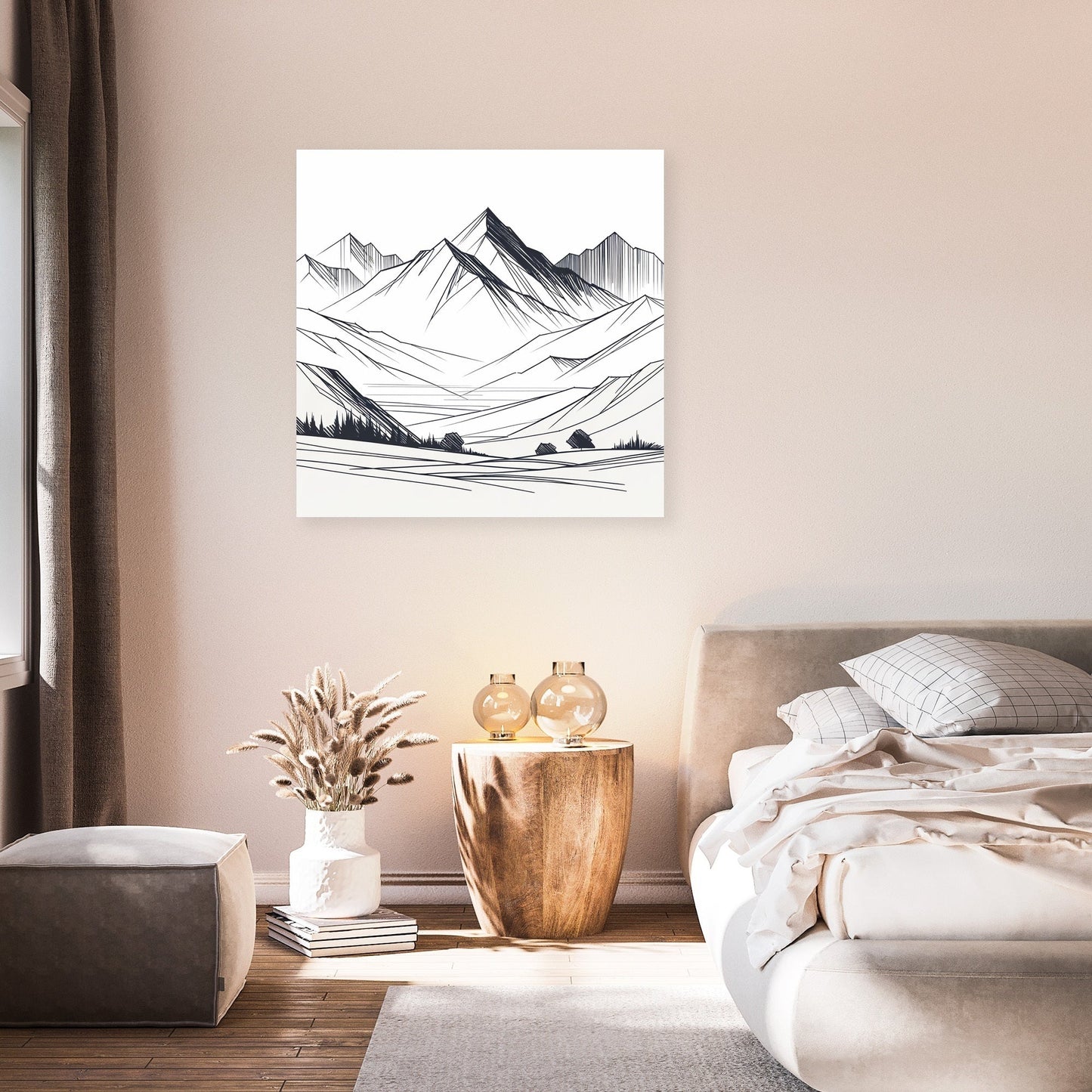 Serene Peaks Canvas