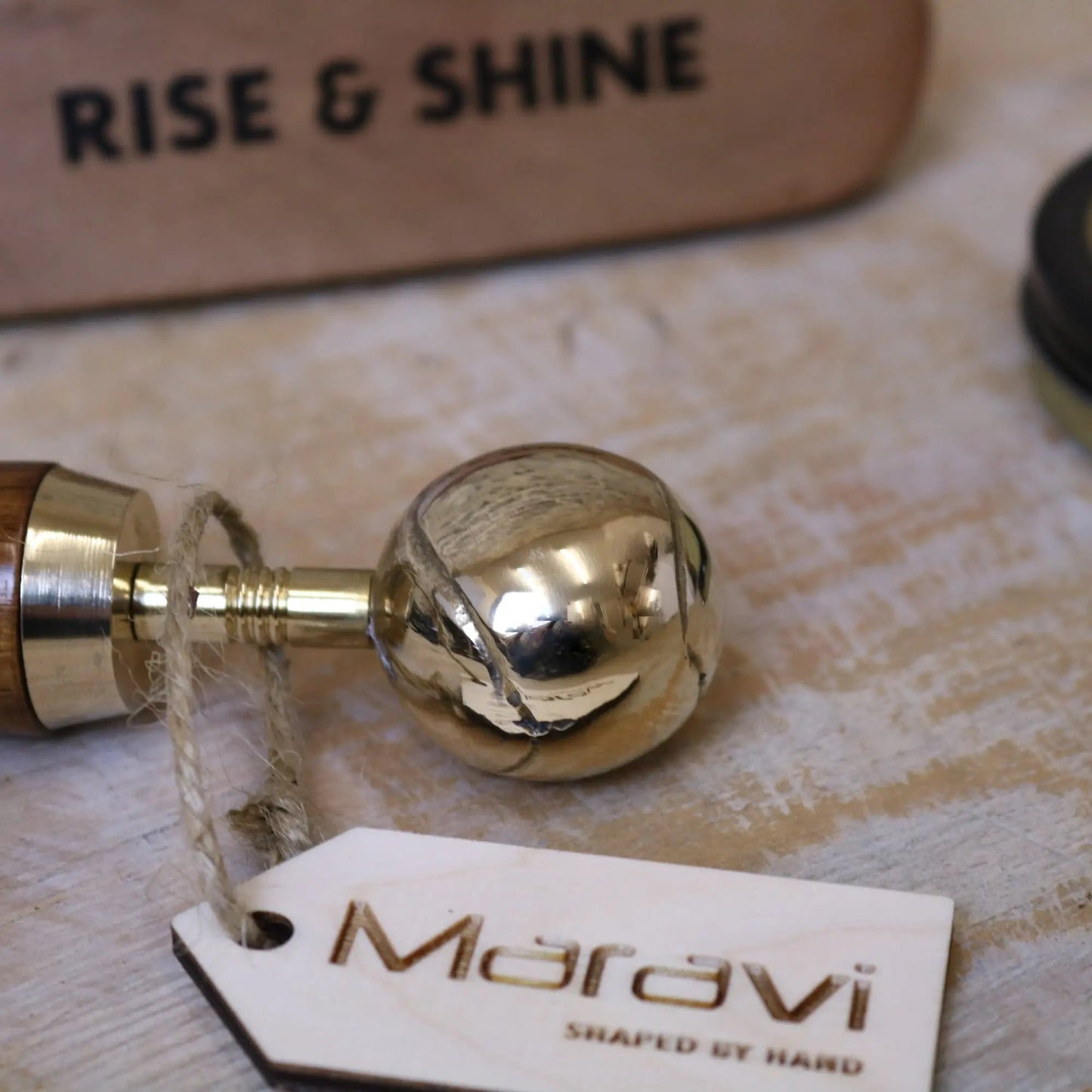 Kalanka Long Shoe Horn Wooden Brass Sports Ball Top 46cm