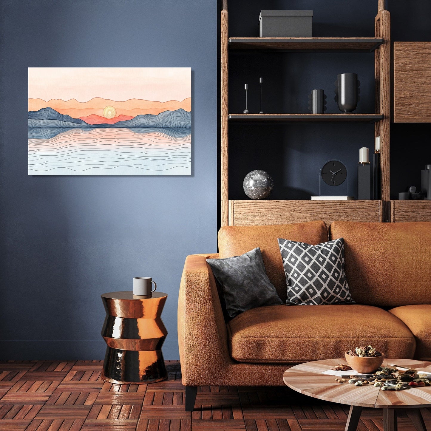 Dawn Reflection Lake Canvas