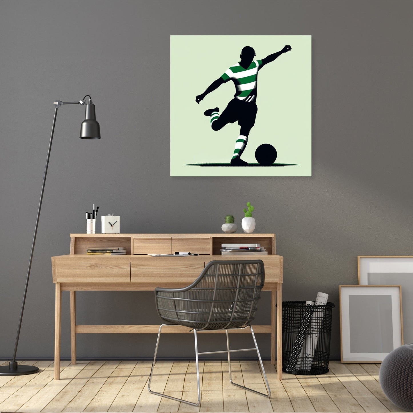 Celtic Free Kick Canvas