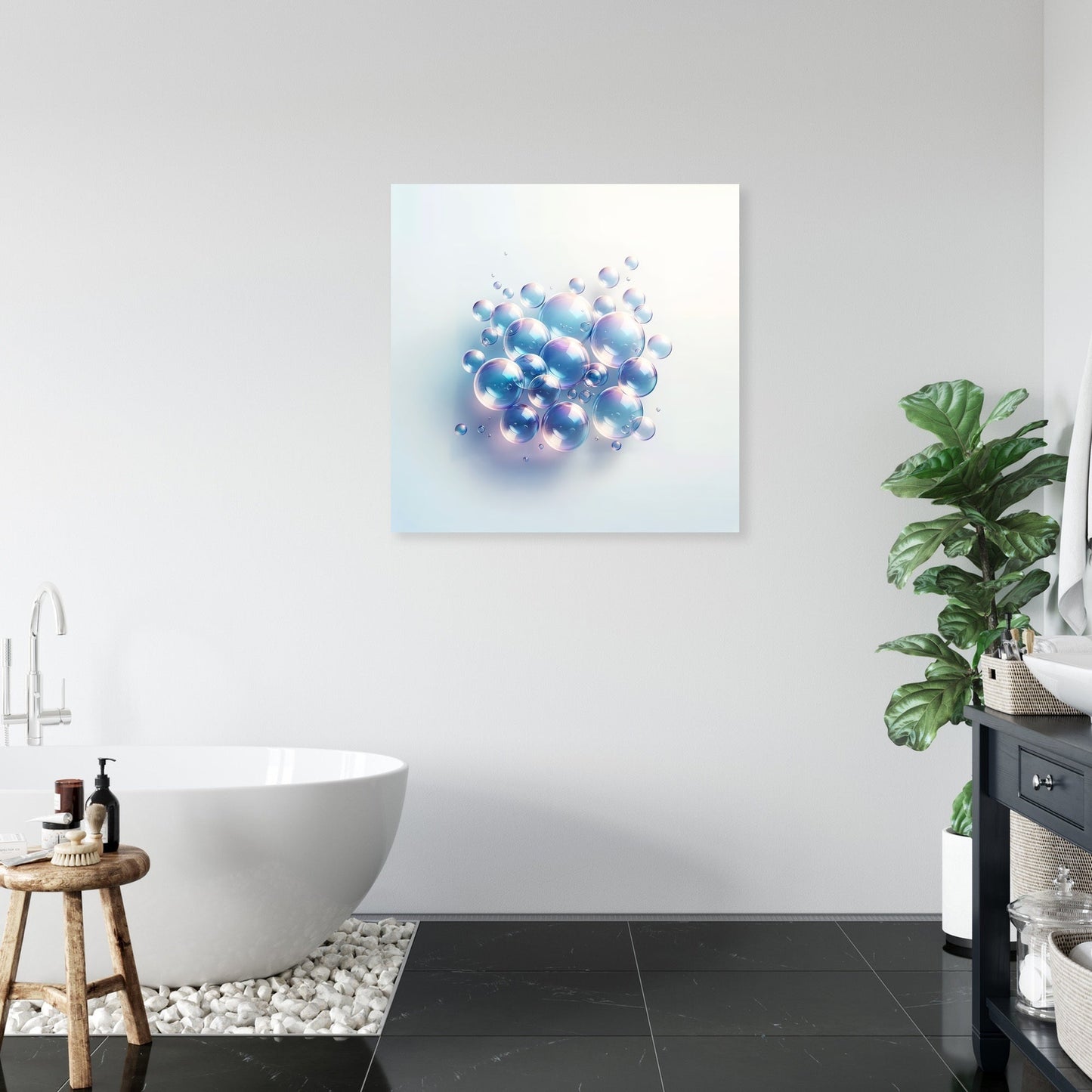 Fresh Soap Bubbles Canvas