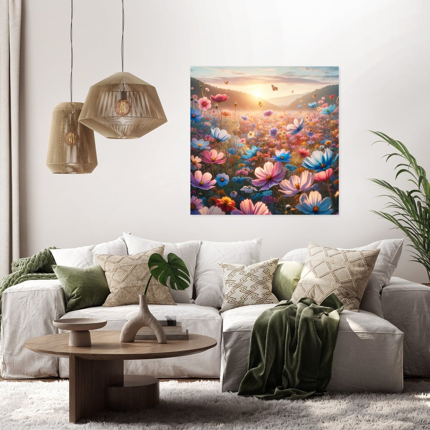 Afternoon Wildflower Canvas