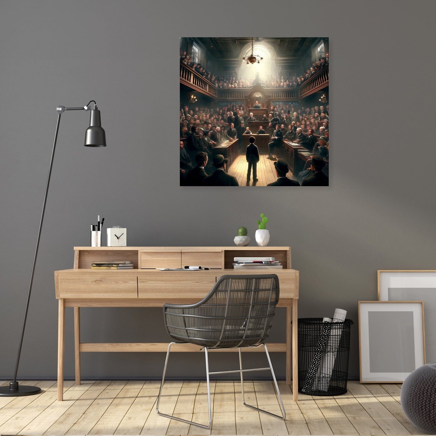 Courtroom Revelation Canvas