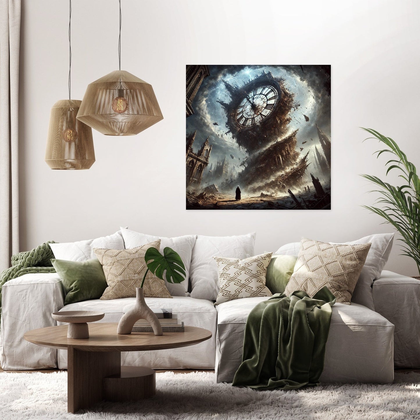 Fractured Time Canvas