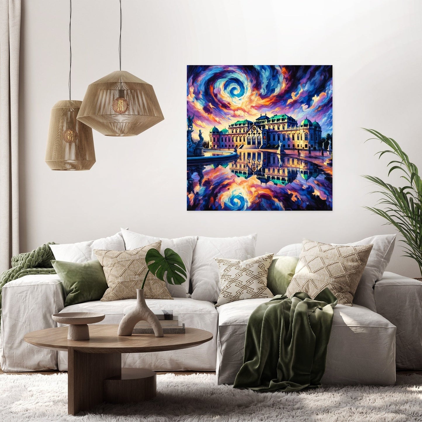 Expressionist Belvedere Canvas