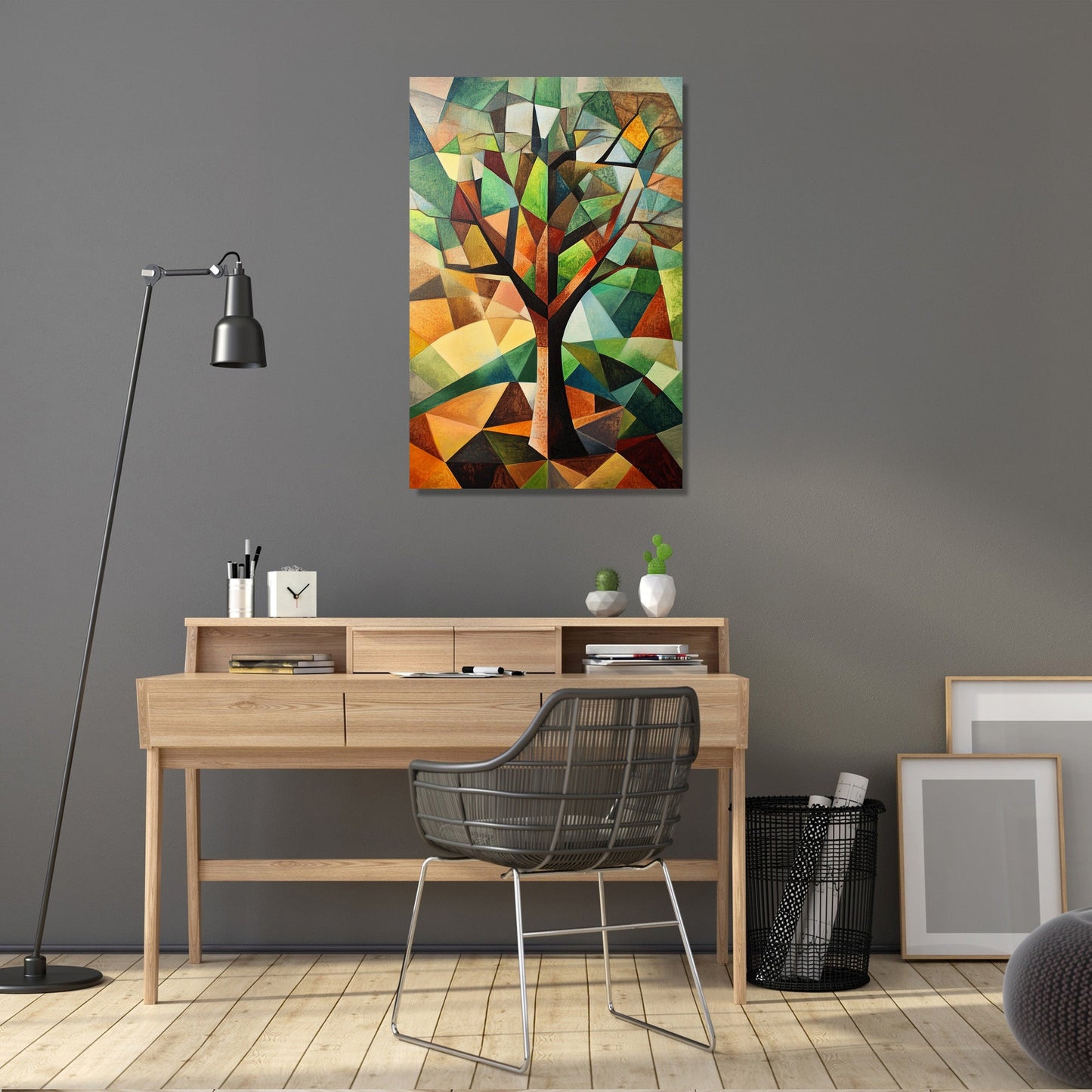 Geometric Tree Canvas