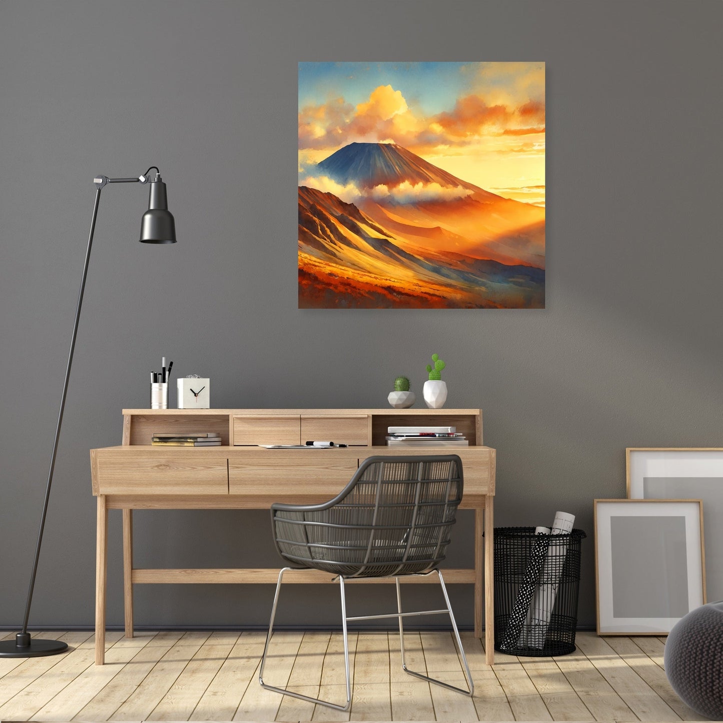 Mauna Kea Sunset Glow Canvas