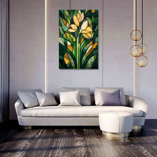 Leek and Daffodil Canvas