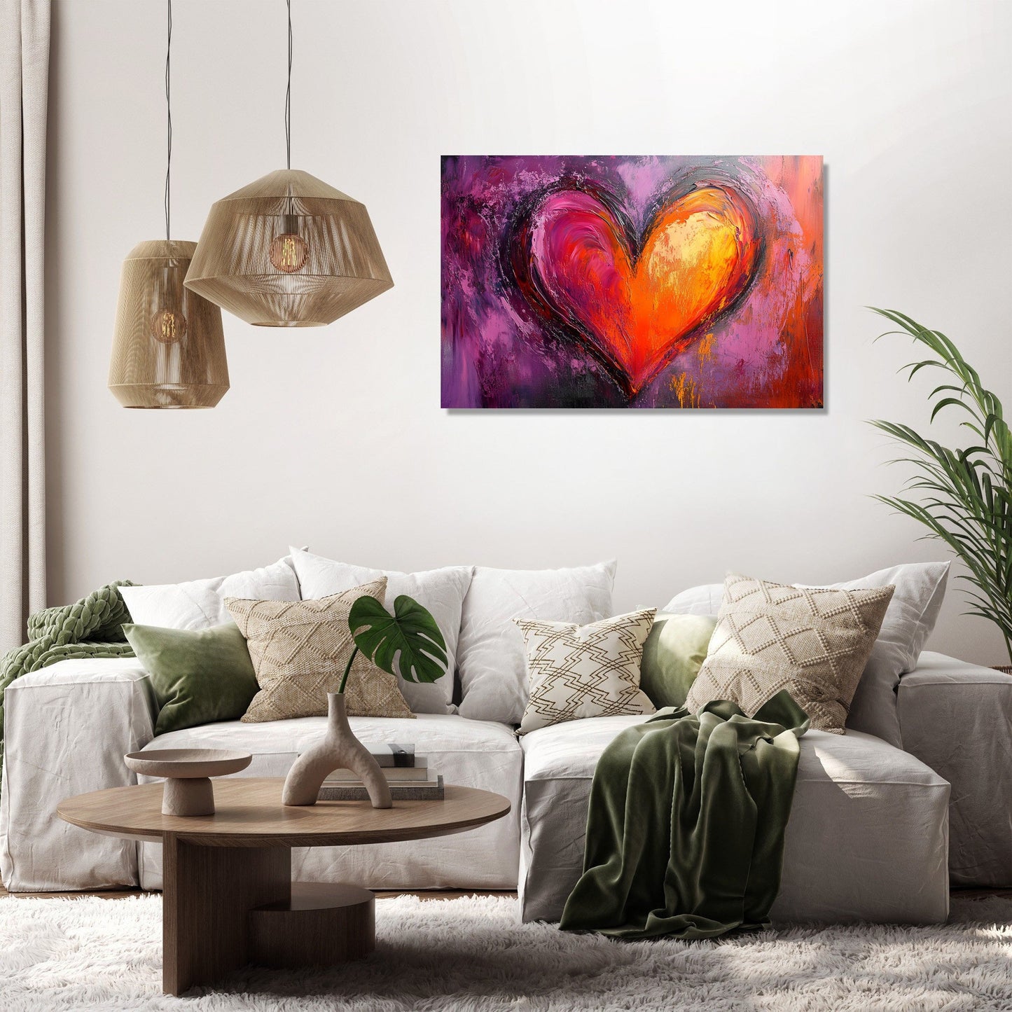Passionate Heart Canvas