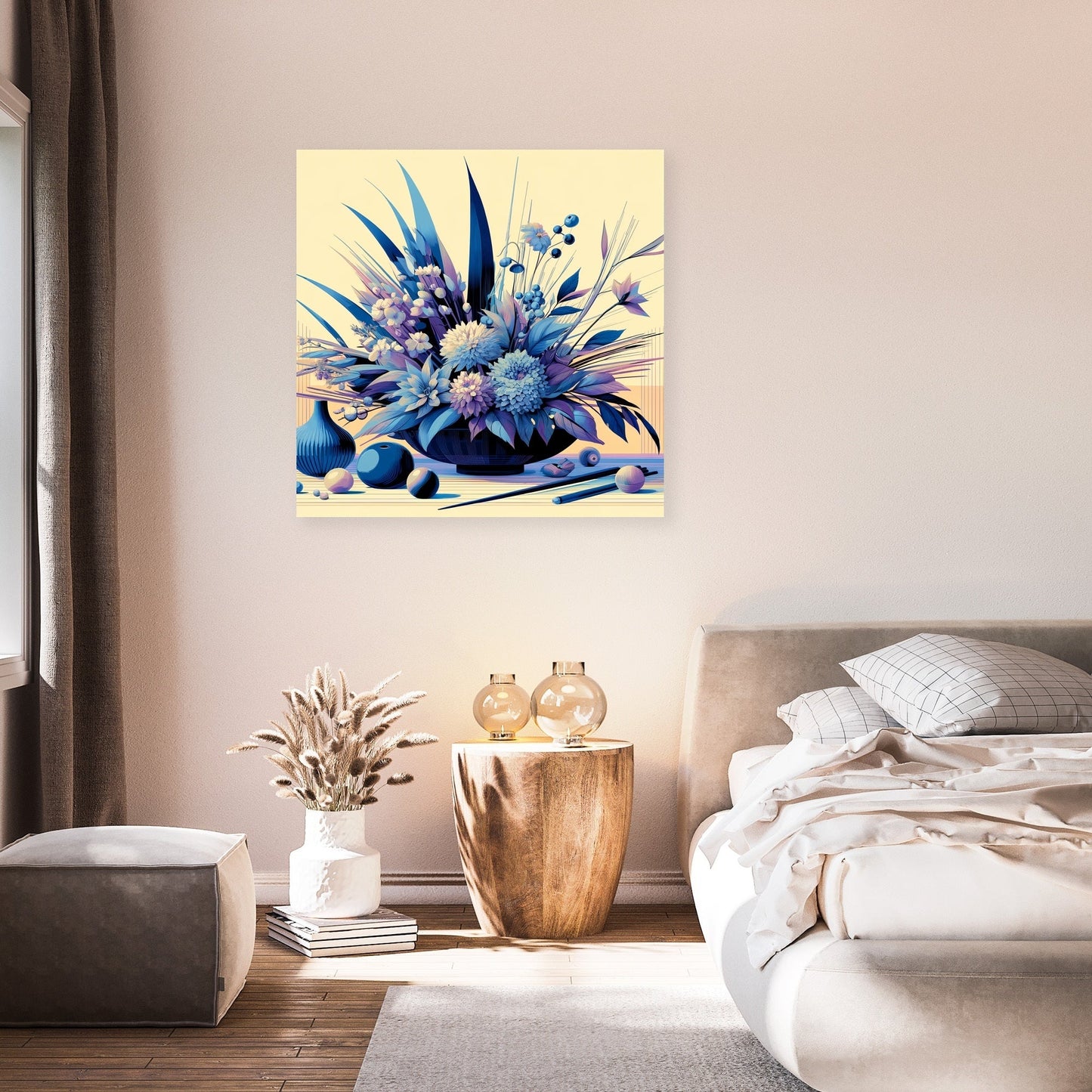 Modern Ikebana Canvas
