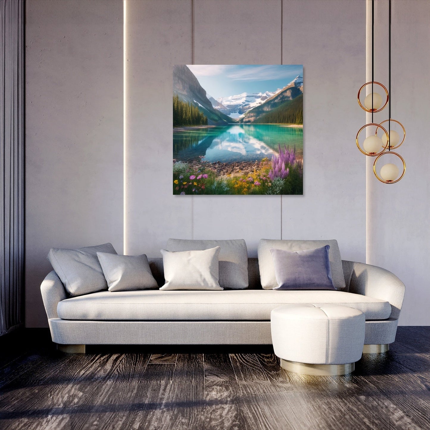 Lake Louise Tranquility Canvas