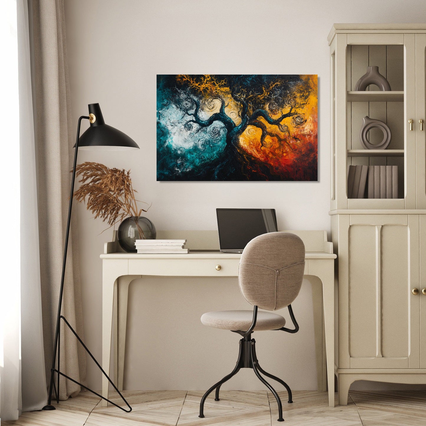 Entwined Tree Canvas