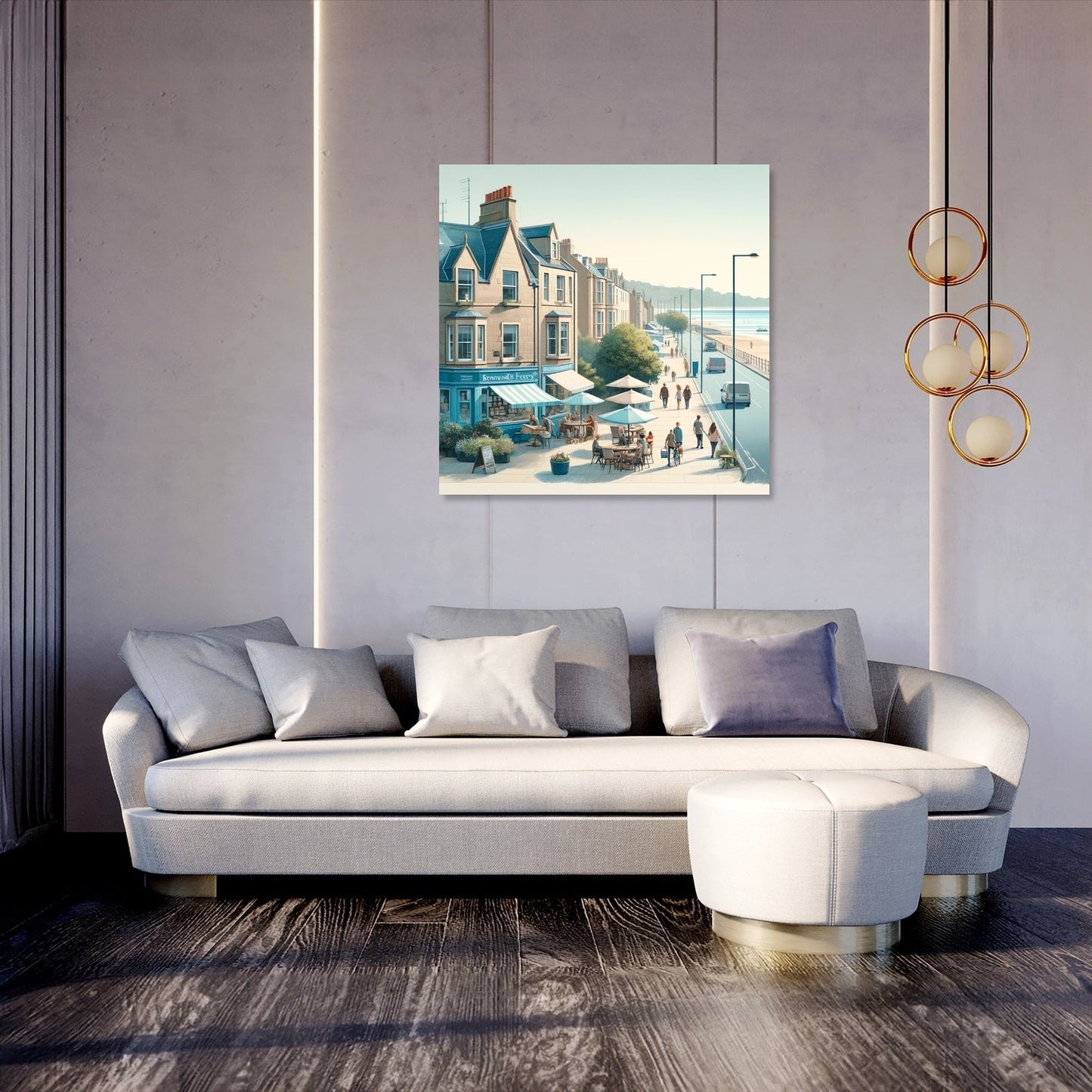 Broughty Ferry Road Canvas