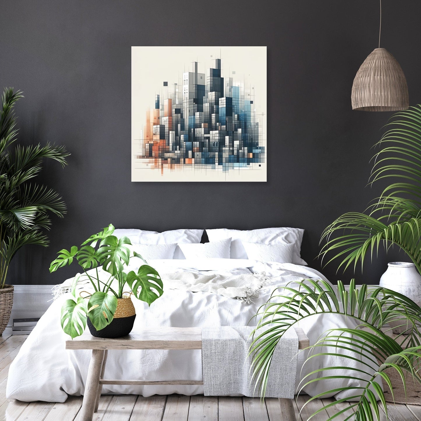 Cityscape Harmony Canvas