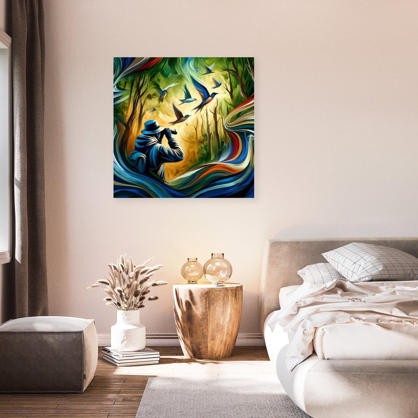 Birdwatcher's Delight Canvas
