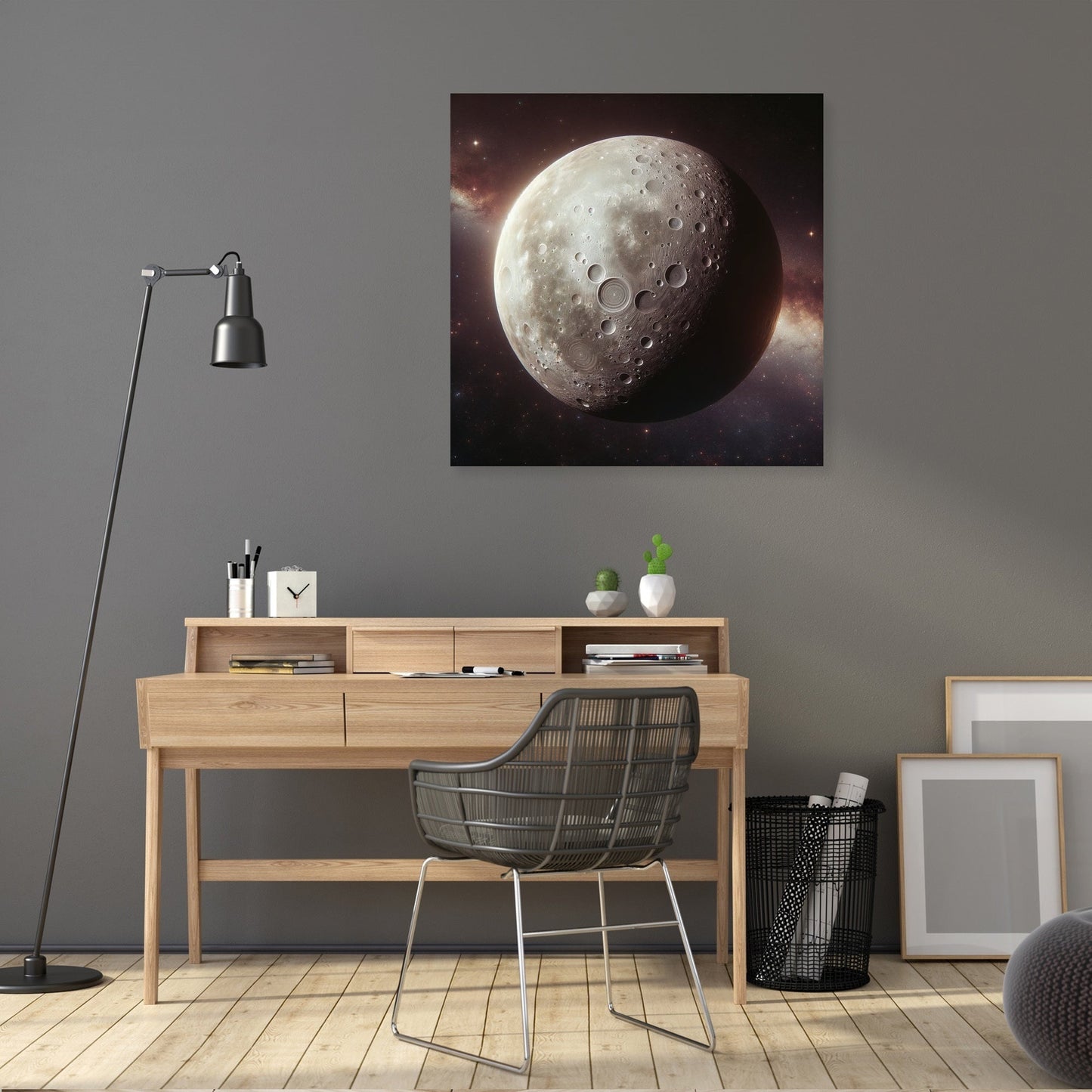Ganymede's Magnetic Mystery Canvas