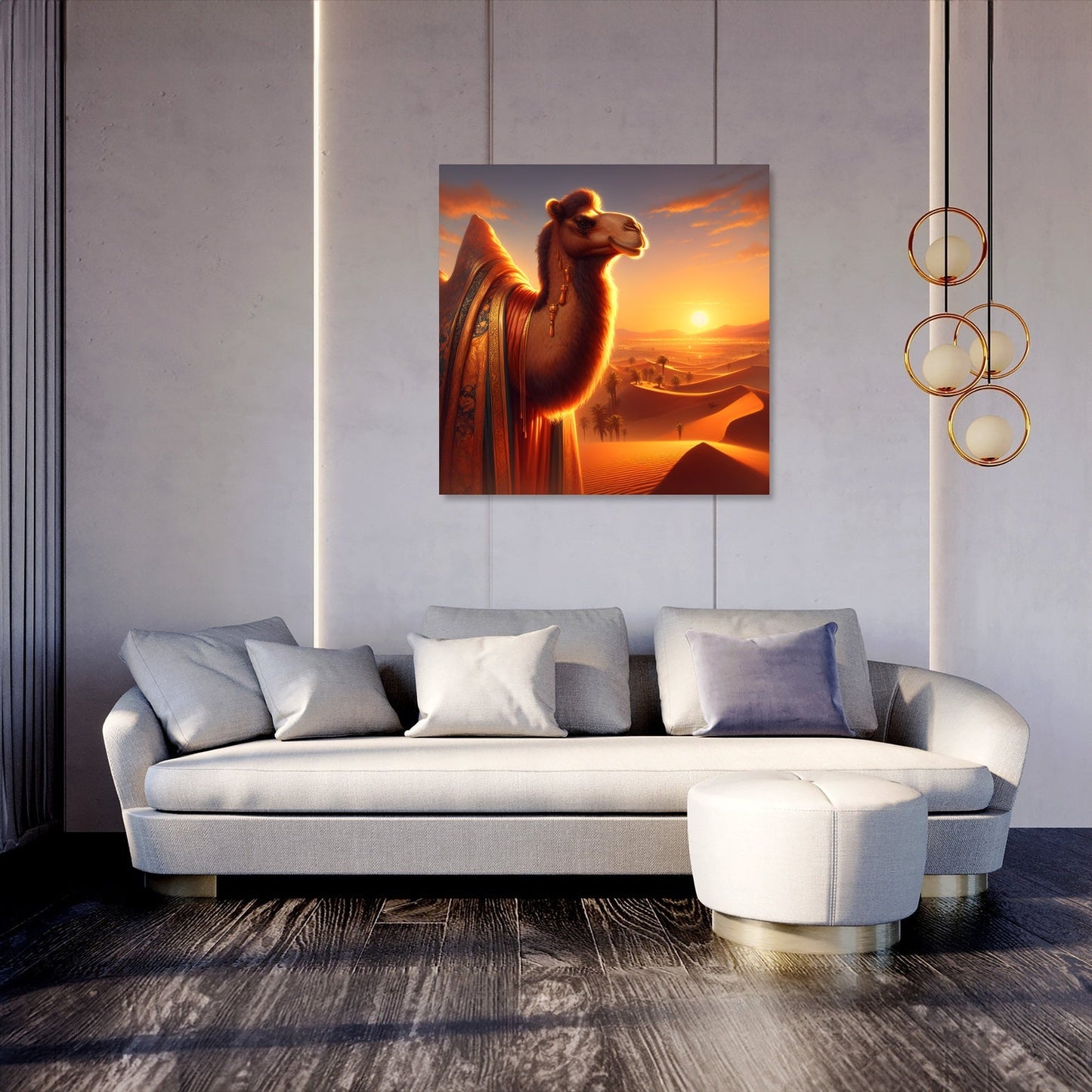Desert Majesty Camel Canvas