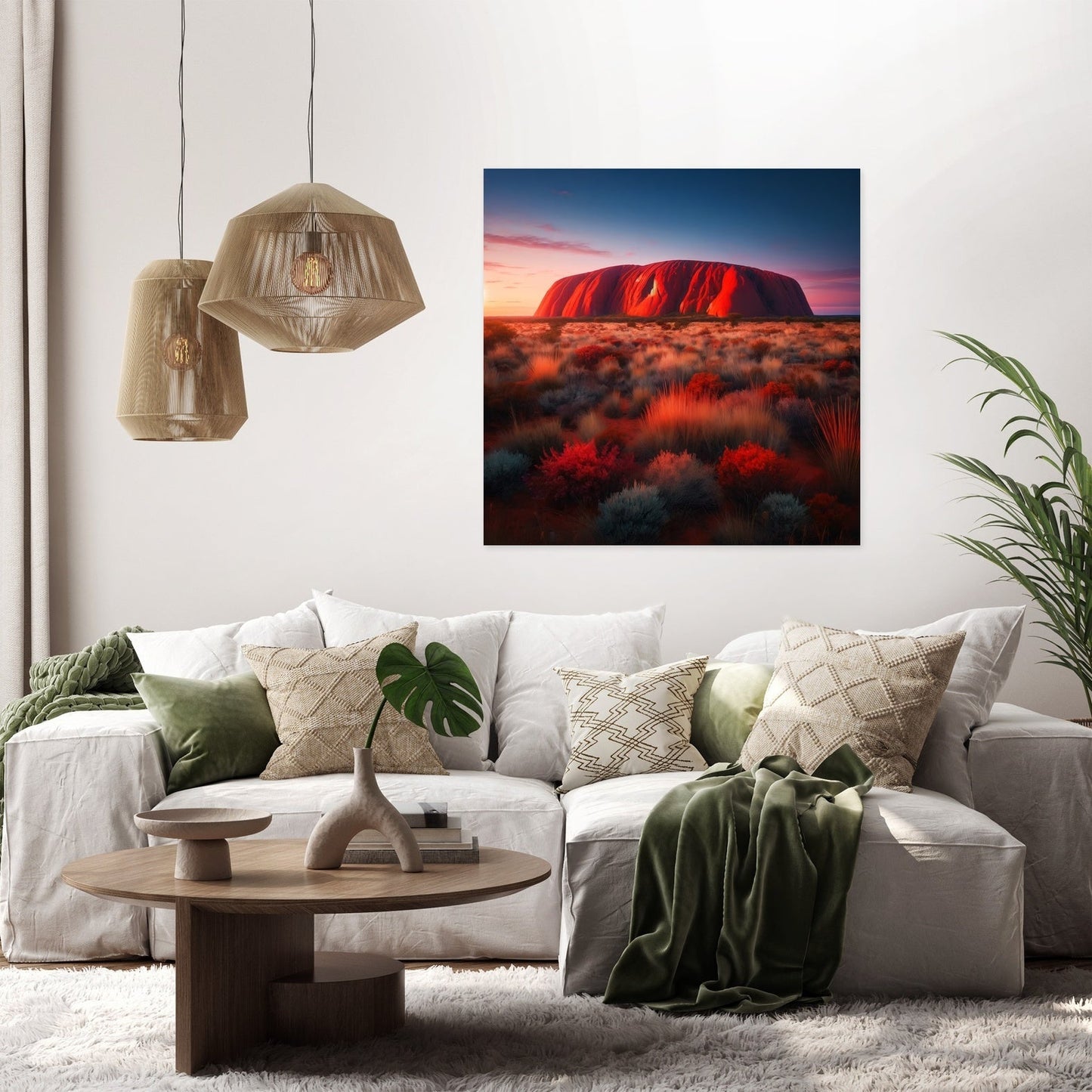 Uluru Sunset Canvas