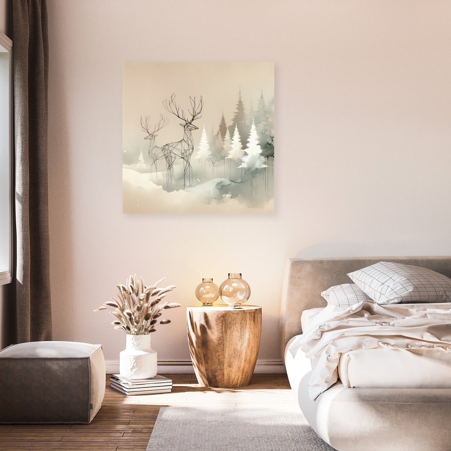 Melancholic Winter Reverie Canvas