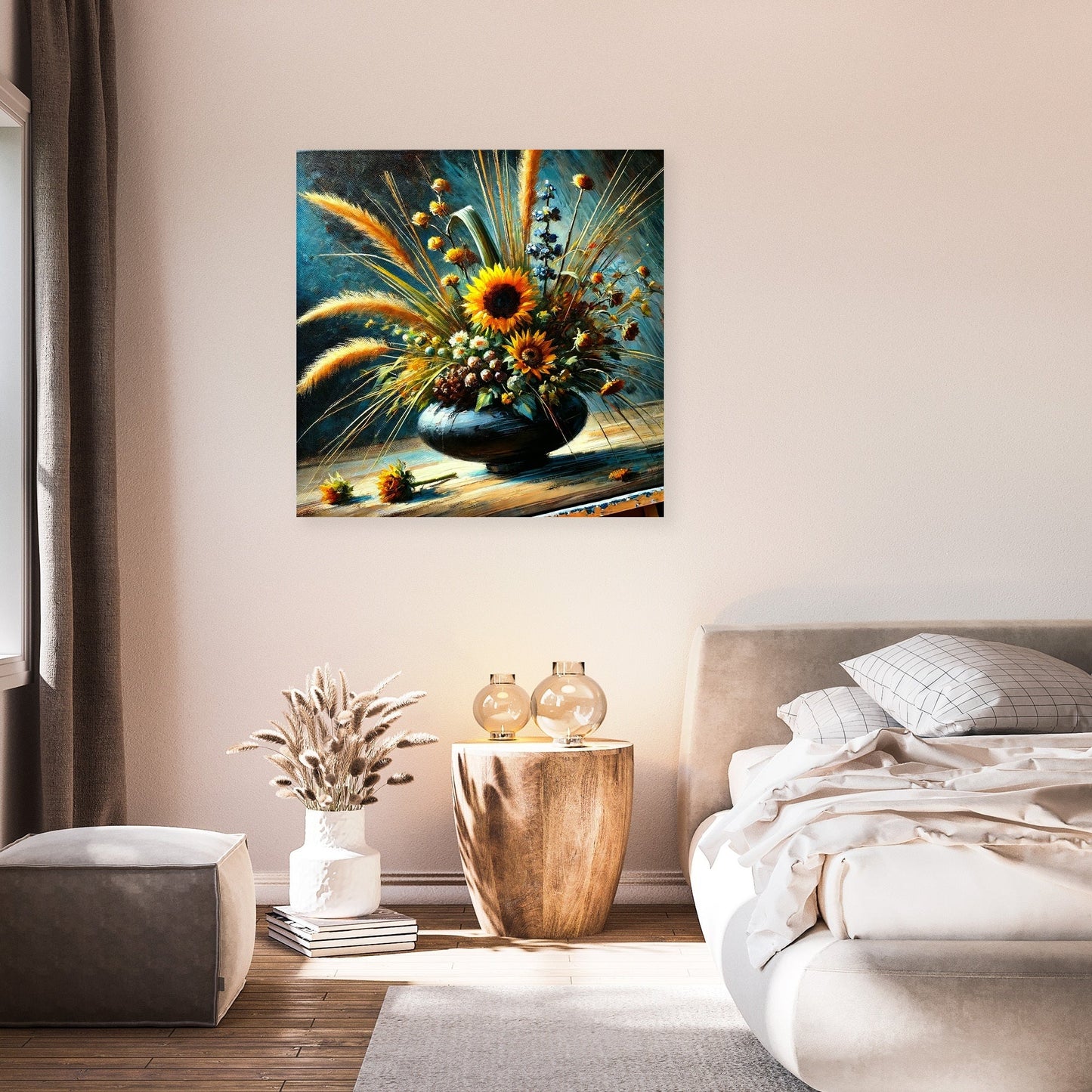 Sunflower Ikebana Canvas