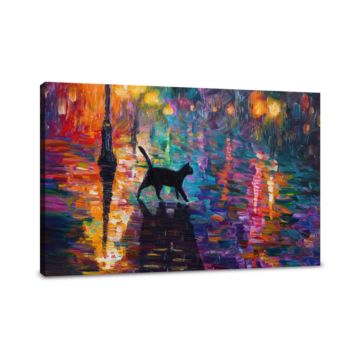 Cat’s Nocturne Canvas
