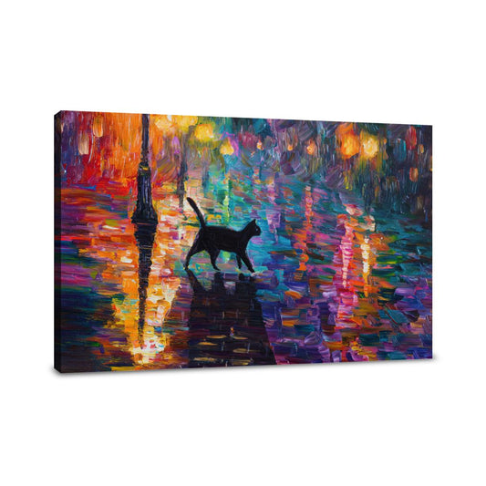Cat’s Nocturne Canvas