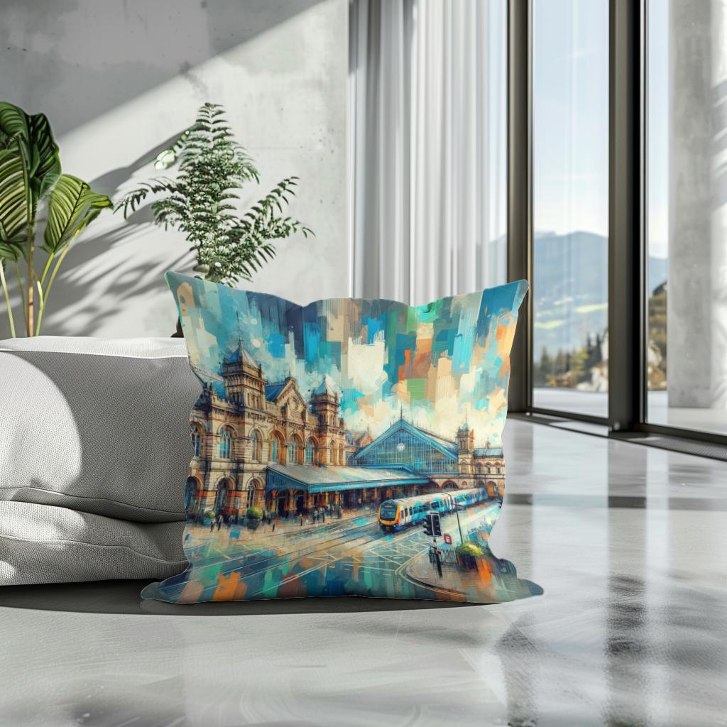 Bristol Station Impressions Cotton Cushion