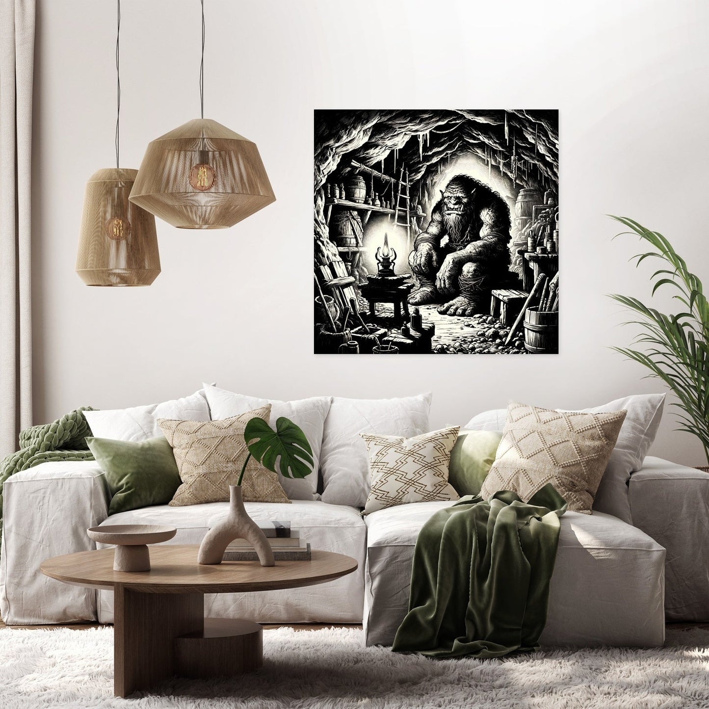 Cave of the Ogre Canvas