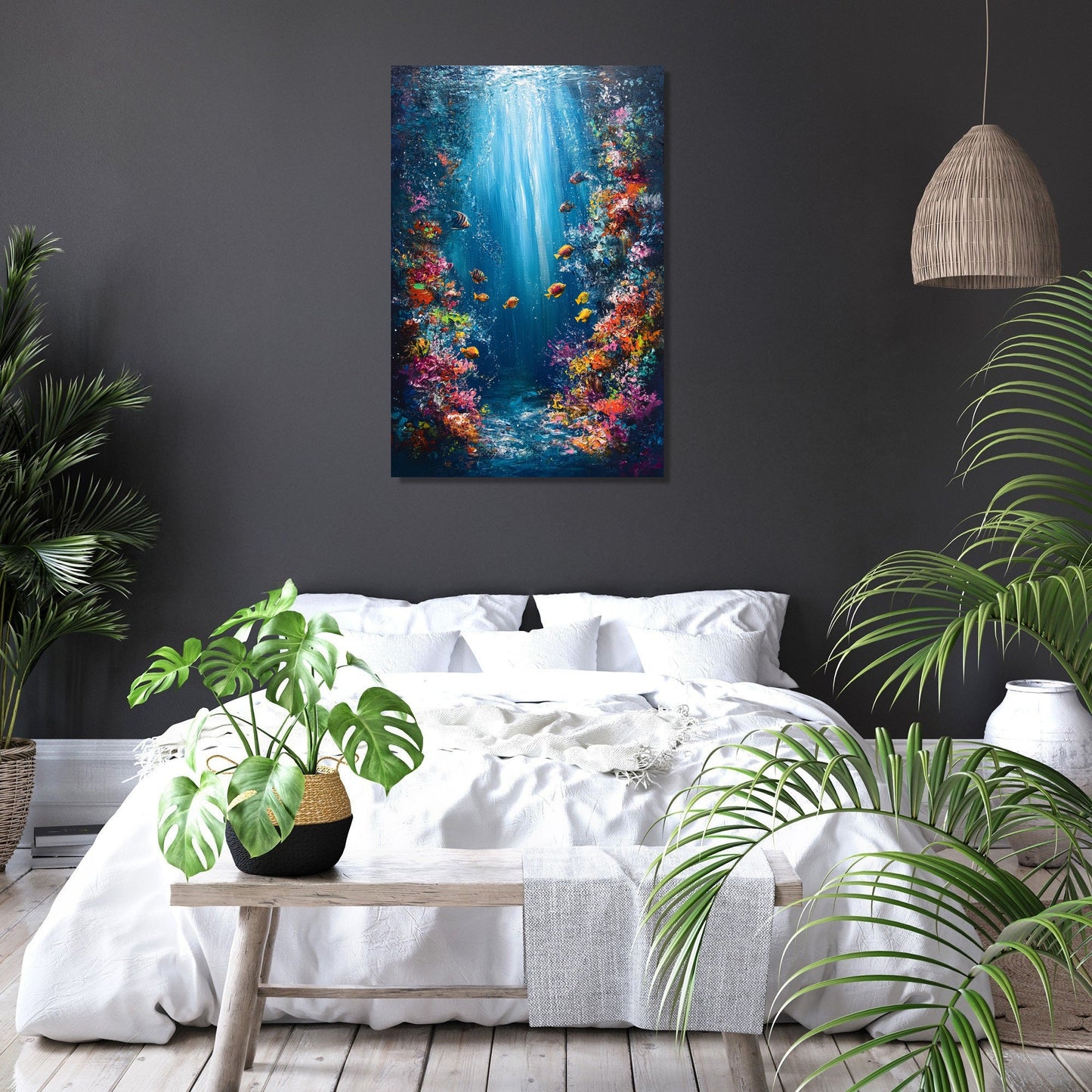 Vibrant Reefs Canvas