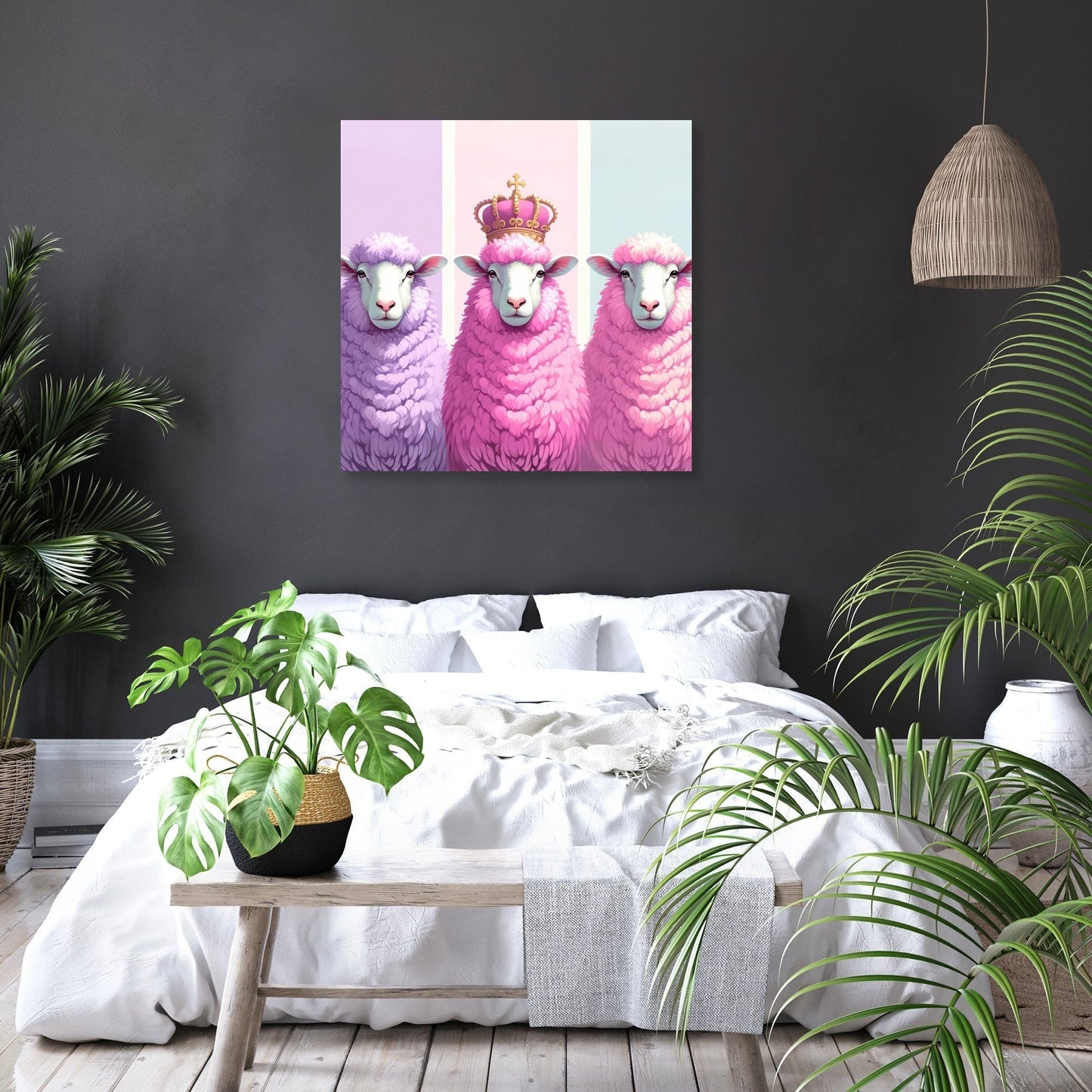 Regal Flock Canvas