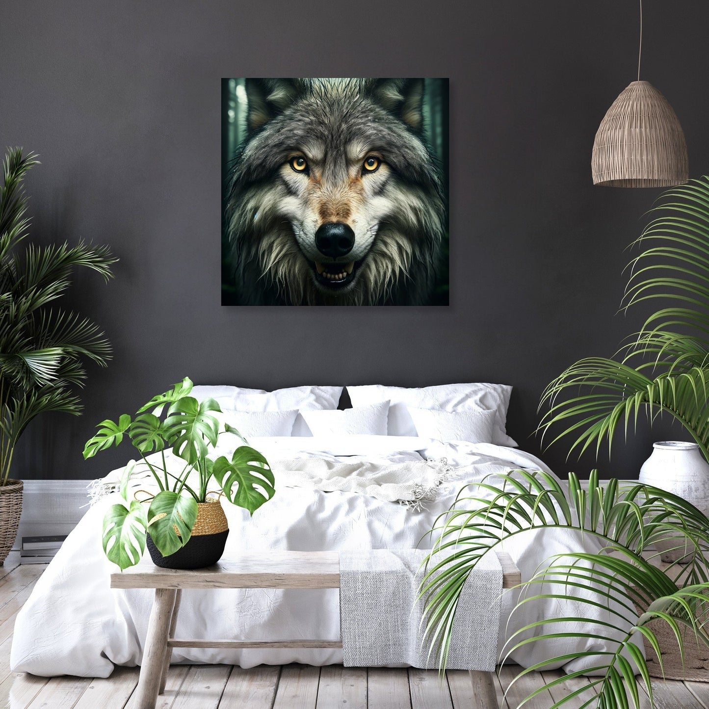 Wolf Gaze Canvas