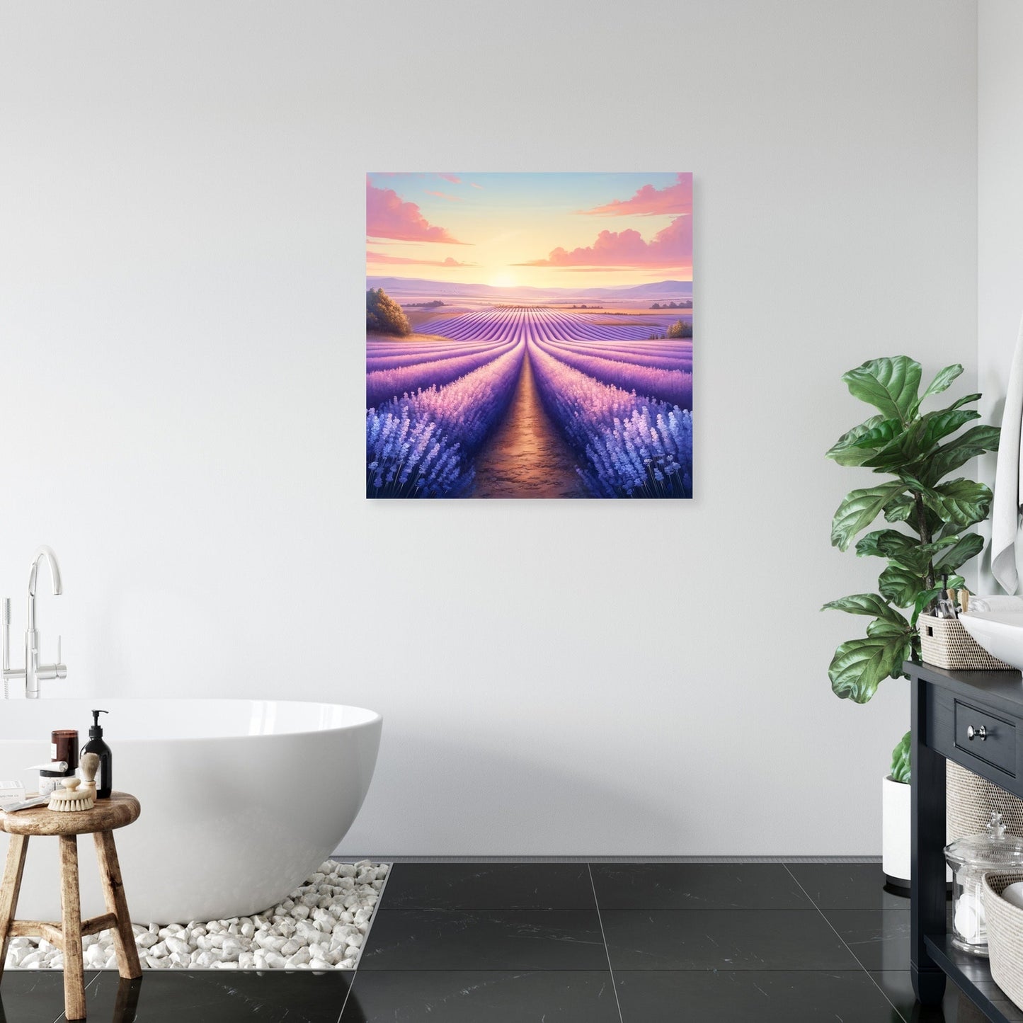 Lavender Tranquility Canvas