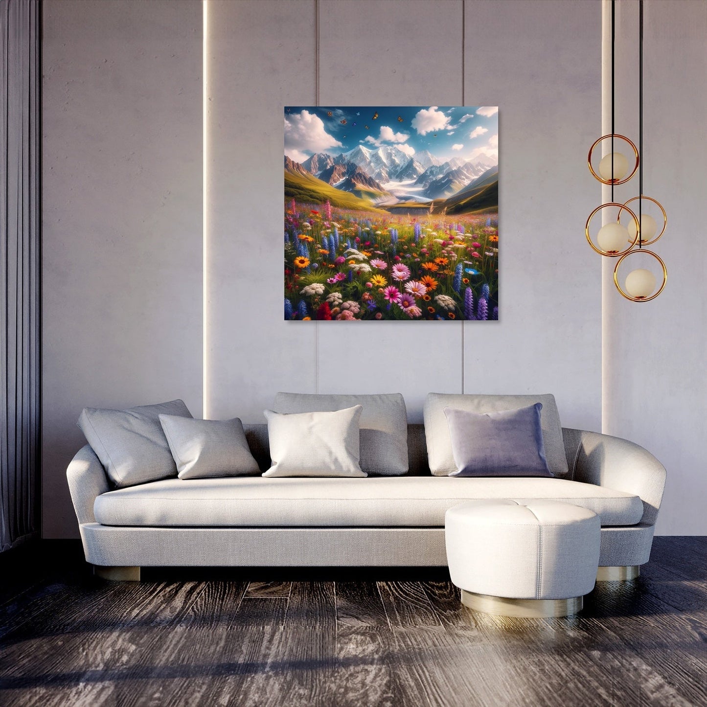 Alpine Meadow Splendour Canvas