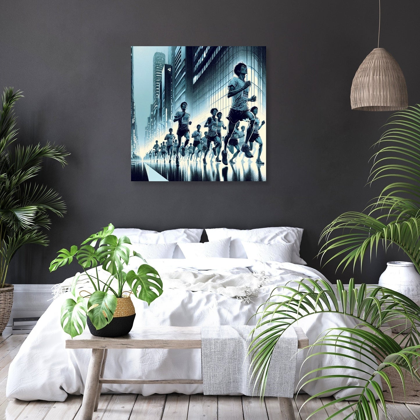 Midnight Marathon Canvas