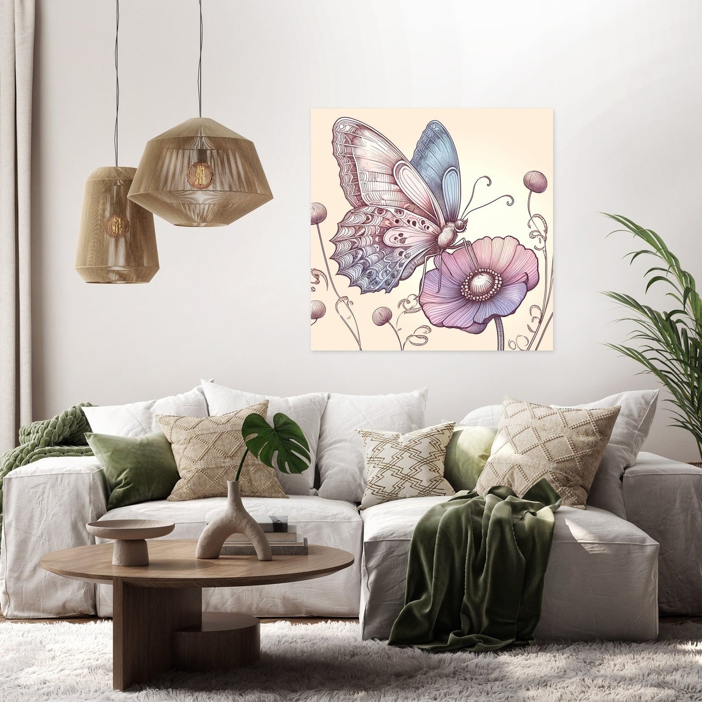 Delicate Harmony Canvas