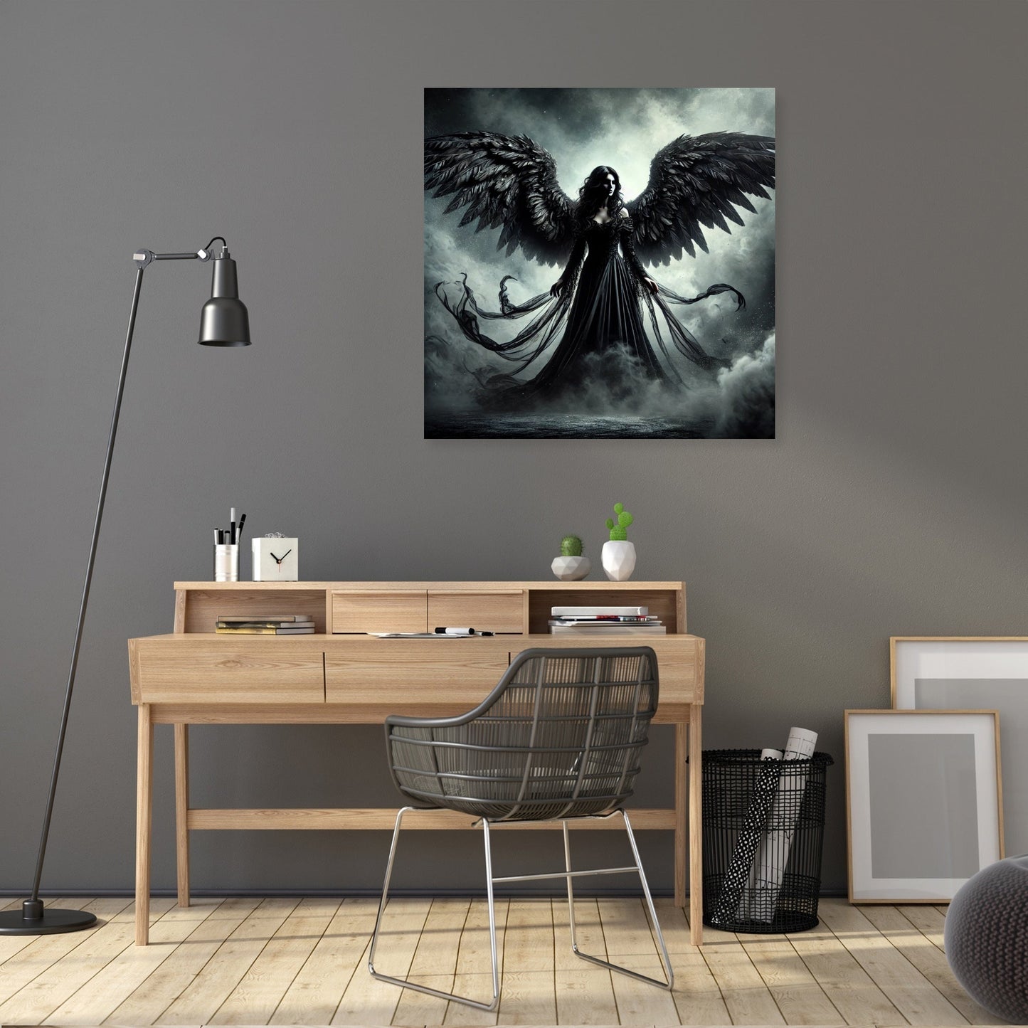 Gothic Angel of Darkness Canvas