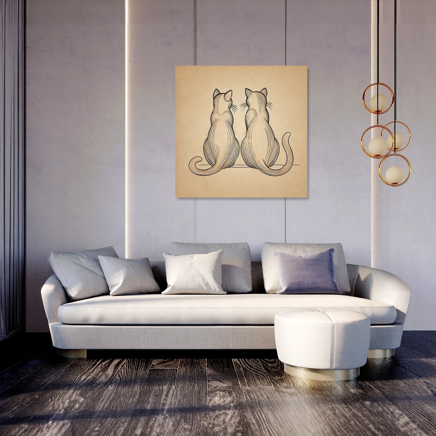 Companionship Cats Canvas