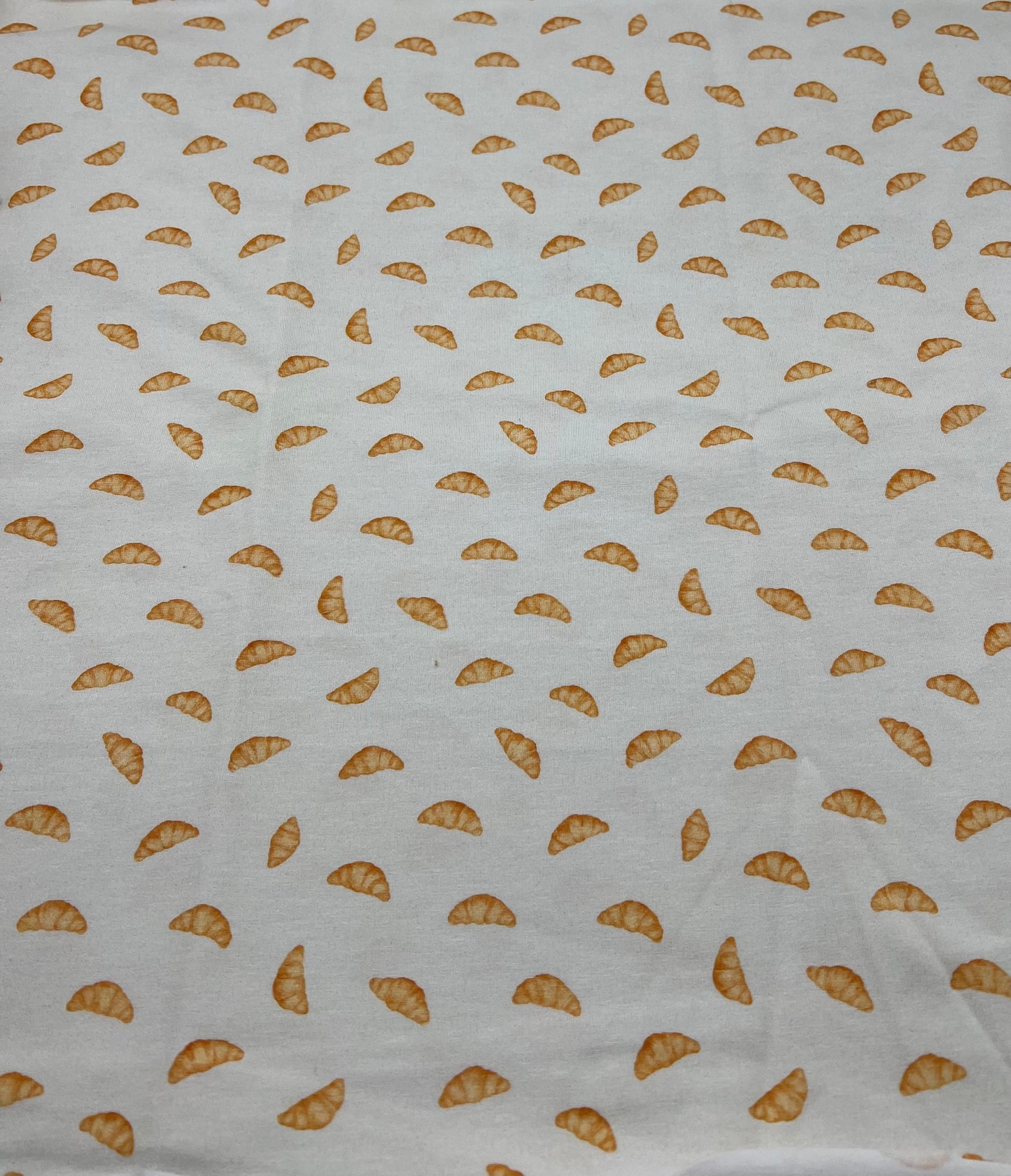 Croissant Morning Print Cotton Stretch Jersey 200 GSM 95/5 Lycra 4 Way Stretch