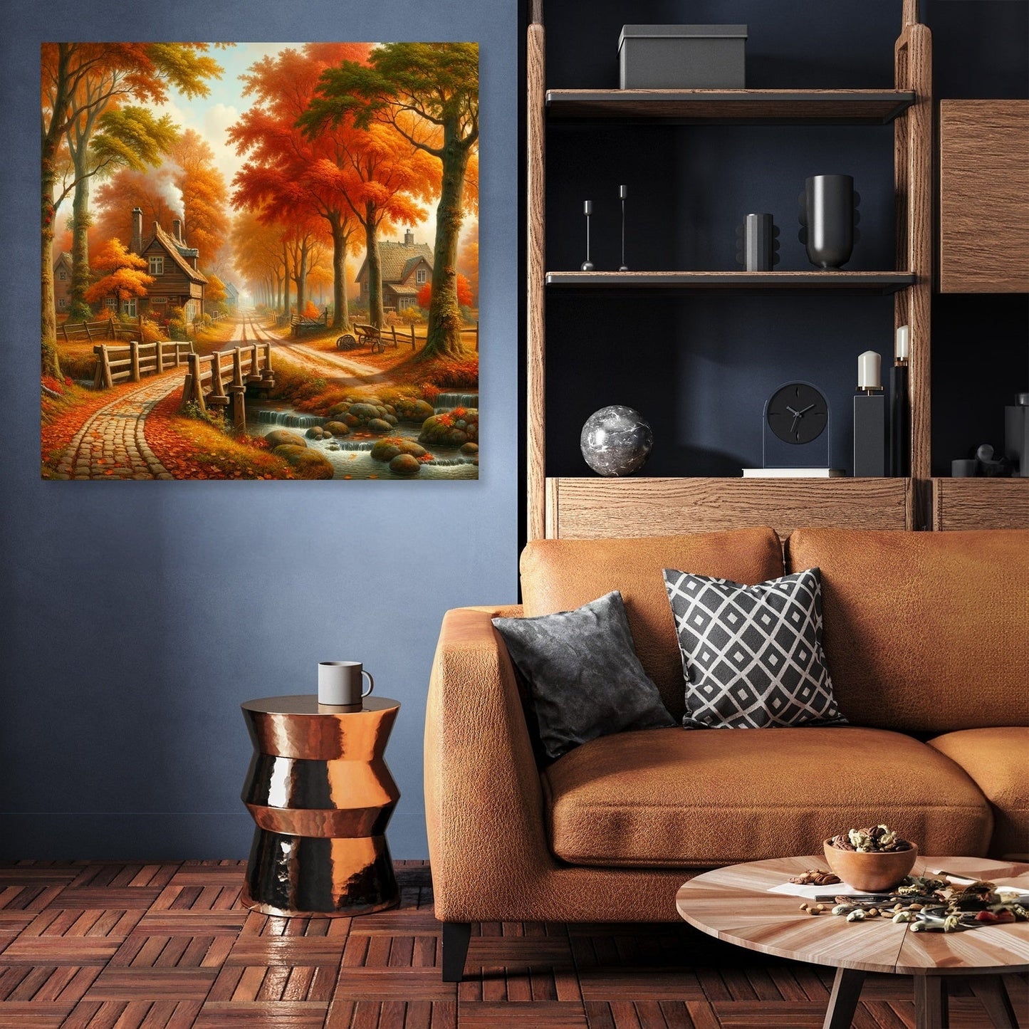 Autumn Lane Canvas